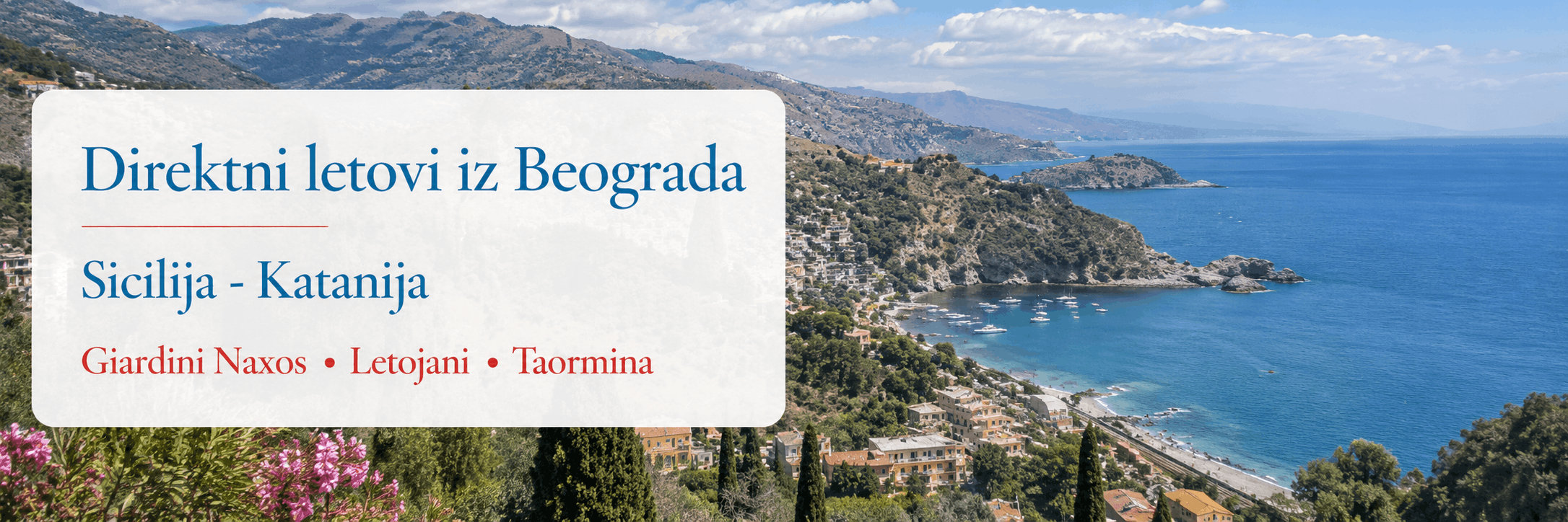 Sicilija - Katanija iz Beograda